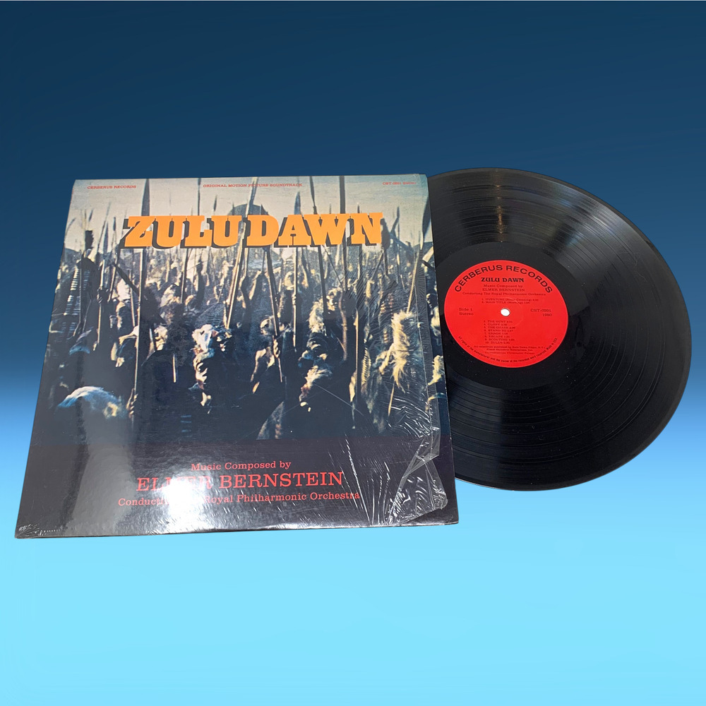1980 ZULU DAWN Soundtrack Vinyl LP Elmer Bernstein Cerberus Royal Philharmonic